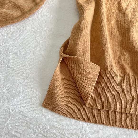 French Connection Brown Long Sleeve Pullover Sweater - Picture 3 of 6